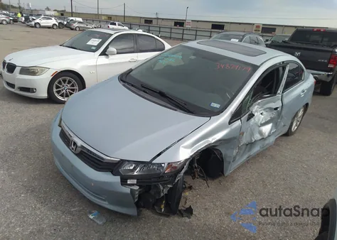 2012 Honda Civic Ex-L z USA, uszkodzony, nr VIN 19XFB2F92CE349209